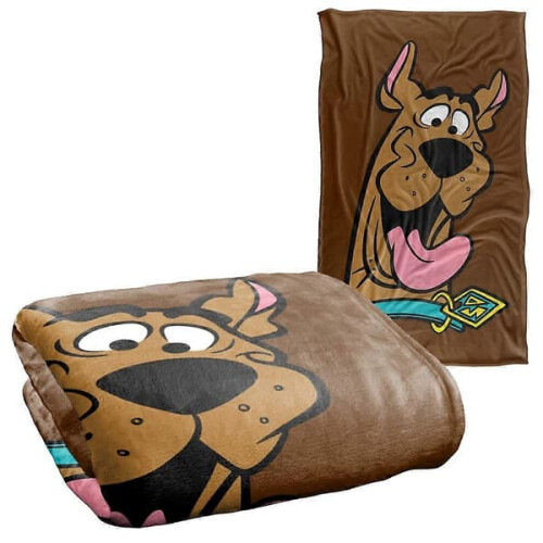 Scooby Doo throw blanket silky soft felt 50x40 in