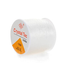 Elastic Cord String Transparent 0.5mm x 100m