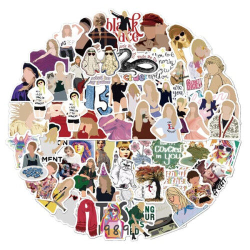 Waterproof Taylor Swift stickers 100 sheets