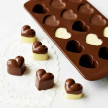 Chocolate heart shape 1 piece