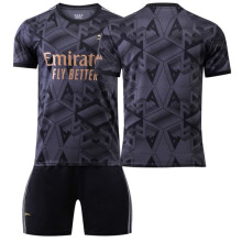 Arsenal away football kit black children's size 20 (120-125