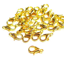 Necklace clasp gold plated 20-pack