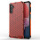 Galaxy A14 case shockproof honeycomb texture red 1