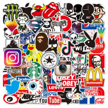 Decorative Logo Stickers Set 100 Pieces