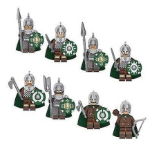 Lord of the Rings Rohan Knight Building Blocks Set 8pcs