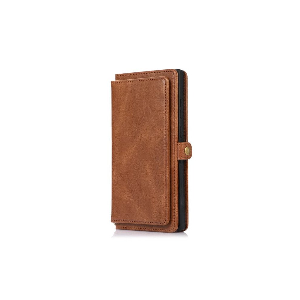 Samsung Galaxy S22 Ultra Rugged Wallet Case Brown 962029695912