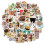 Vintage coffee water cup decals 50 sheets 1