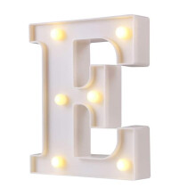 Lampe LED ZHOUBA avec interrupteur intégré, étanche, veilleuse alphabet pour soirées, clubs et bars.