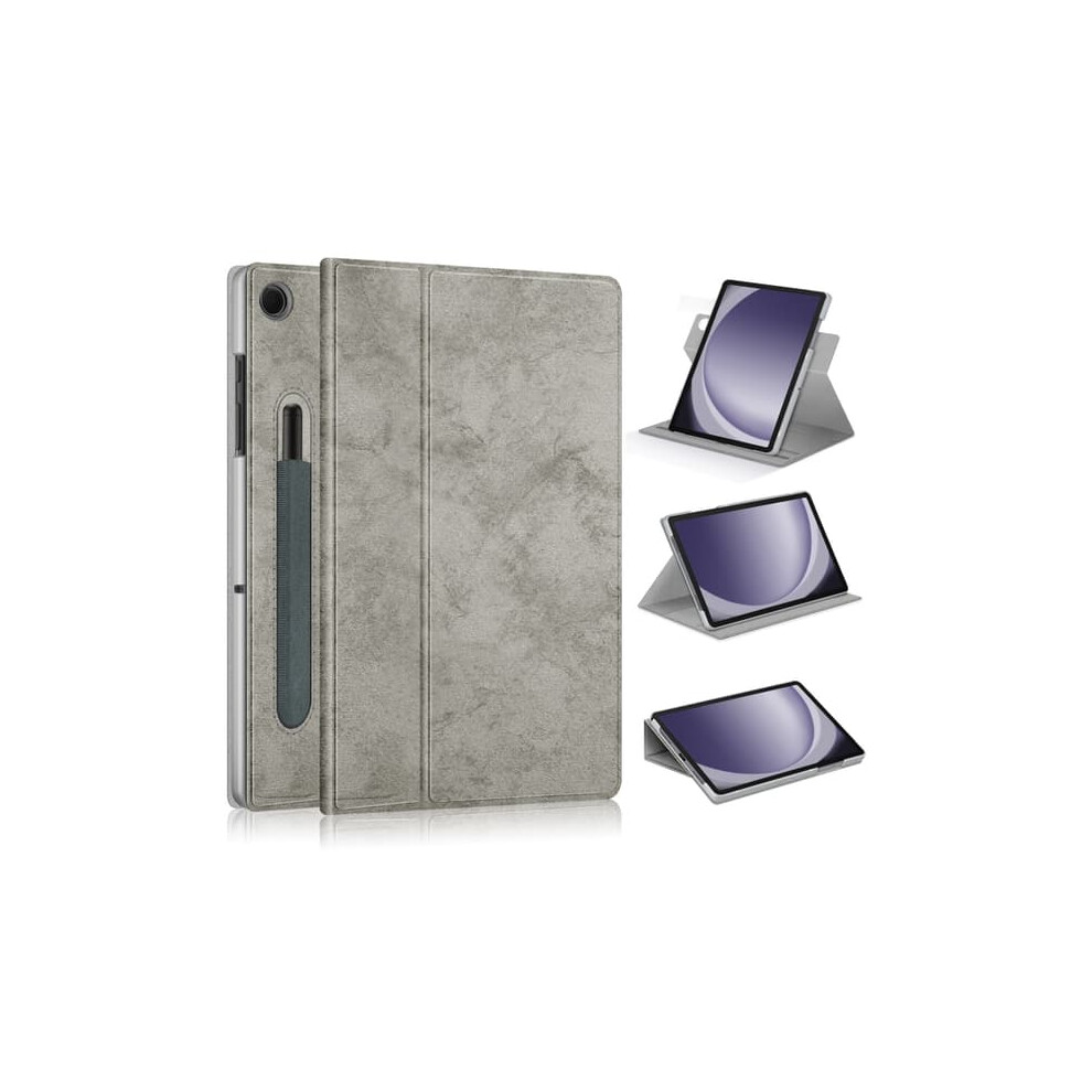 Samsung Galaxy Tab A9+ 360 Rotation Stand Leather Grey 962029711377