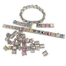Stainless Steel Modular Bracelet Links 100pcs