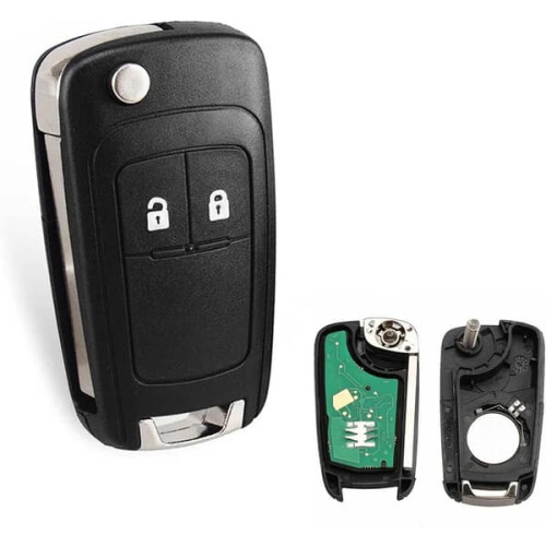 Remote Key Case for Vauxhall Opel 2-Button with Blade