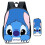 Stitch backpack school travel bag set 2 pieces blue 1