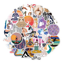 Yoga Bag Decorative Stickers 50 Pieces