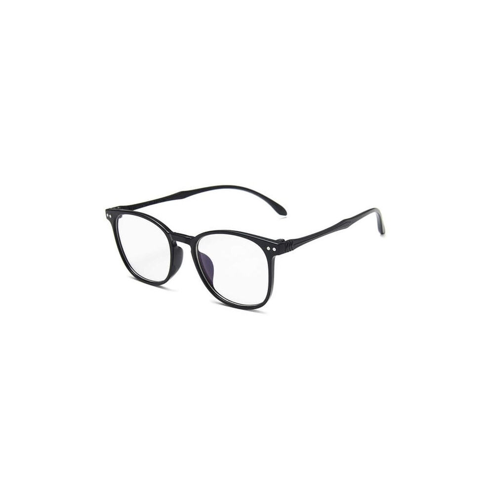 Matte Glasses Clear Lenses Non-Prescription Black 962029374305