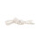 Shoelaces white round waxed 80 cm 1