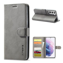 IMEEKE wallet case for Samsung Galaxy S21 - grey