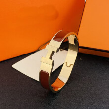 H-Bracelet Stainless Steel Alphabet Lock Bracelet 18K Rose