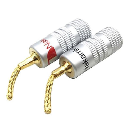 Copper Wire Banana Plug Speaker Connector 2mm 4pcs