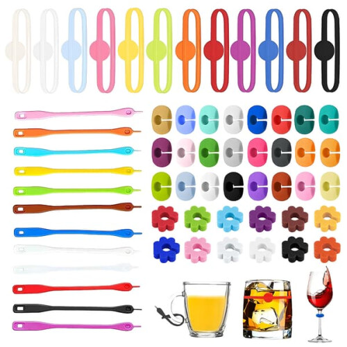Glass Markers Reusable 60 Pieces