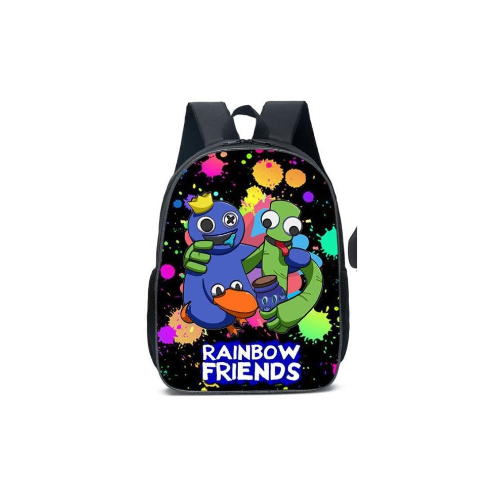 Rainbow Friends backpack for students with laptop