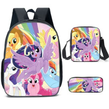 My Little Pony Backpack Set 3pcs Grey