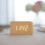 Wooden Digital Alarm Clock with LED Display, Adjustable 1