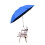 Parasol gris réglable avec protection UV 5