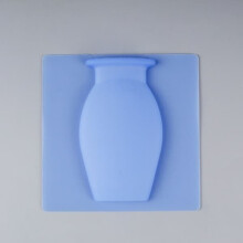 Flower Vase Fridge Magnet Blue