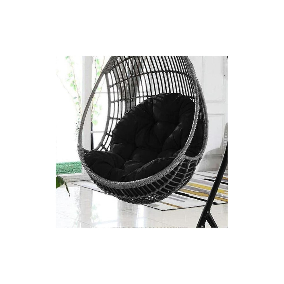 Hanging Egg Swing Chair With Thick Cushion Black 962125883886