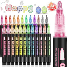 Glitter and Metallic Gel Pens 24 Colors