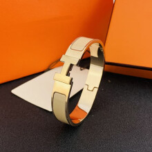 H-Bracelet 18K Gold-Plated Stainless Steel Couple Bracelet