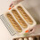 Silikon mini baguetteform med slippbelegg, 3-brød 7
