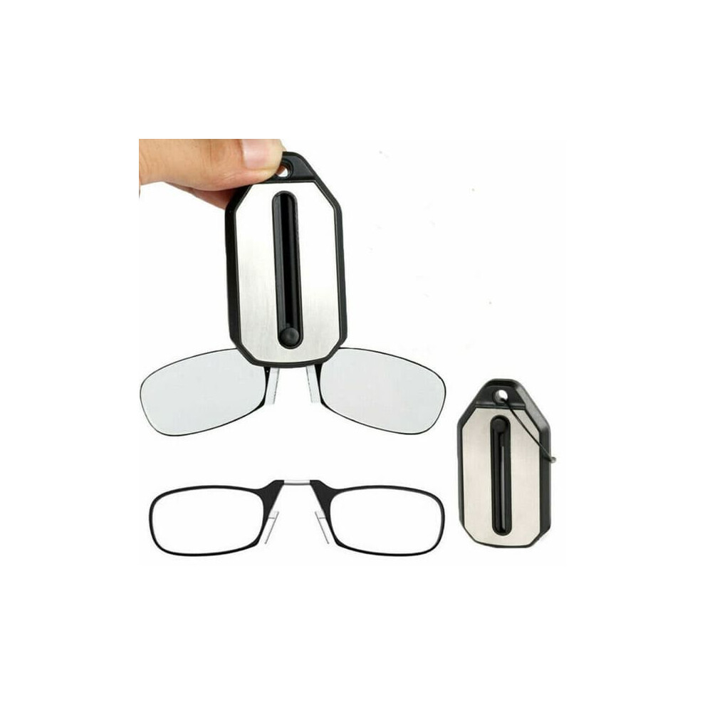 Mini Nose Clip Reading Glasses Frameless 200 962029354482