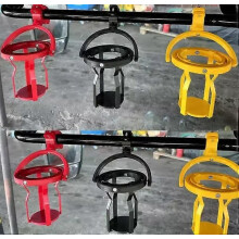 Gyroscopic Cup Holder for Motorcycle Self-Leveling Yellow