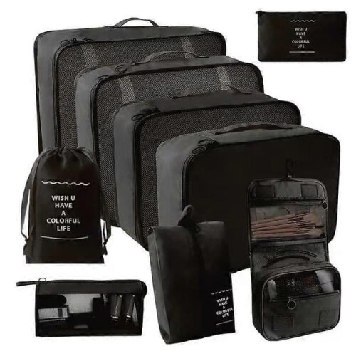 Packing Cubes Waterproof Compression Luggage Organizer Set