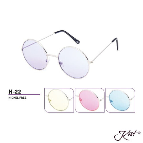 Γυαλιά ηλίου Γυαλιά ηλίου H22Hippie Round Lennon13cm Choose2. Κίτρινος φακός