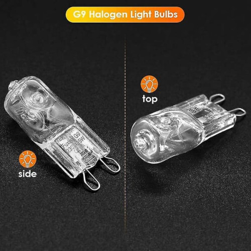 G9 Halogenlampor 25W Varmvit 2800K 20-pack 1