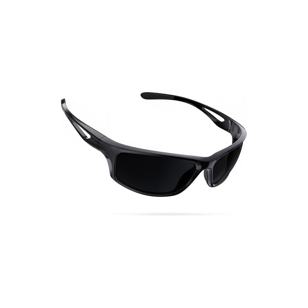 Sports Sunglasses Polarized Uv400 Tr90 Frame Black 962125894356