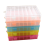 Transparent Plastic Storage Box for Embroidery Thread Pink 1