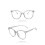 Blue Light Blocking Glasses Round Oval Retro Grey 30 1