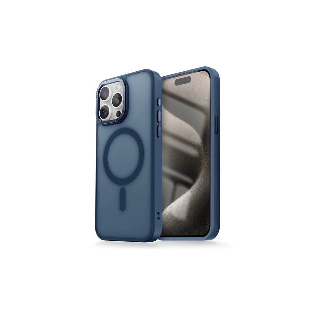 Iphone 15 Magsafe Case Frosted Dark Blue 962125894851