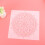 Mandala Stencil Reusable Painting Template 50x50 cm 1