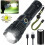 XHP70.2 LED flashlight with 26650 battery and USB cable 1