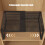 Metal Storage Shelf Rack Stackable Heavy-Duty 62x27x22cm 5