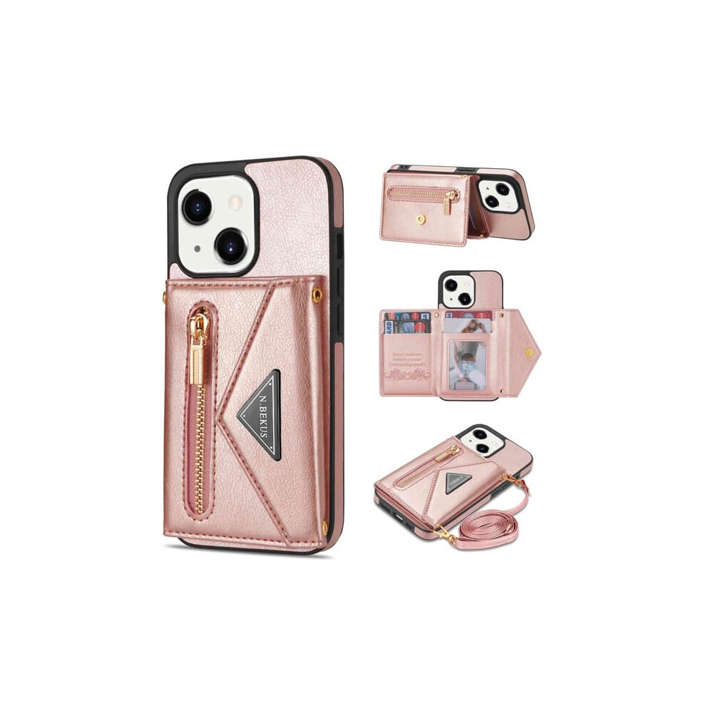 Skalo Iphone 15 Pu Leather Wallet Case - Pink 962125894806