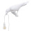 Seletti Bird Wall Lamp Black and White Resin 1