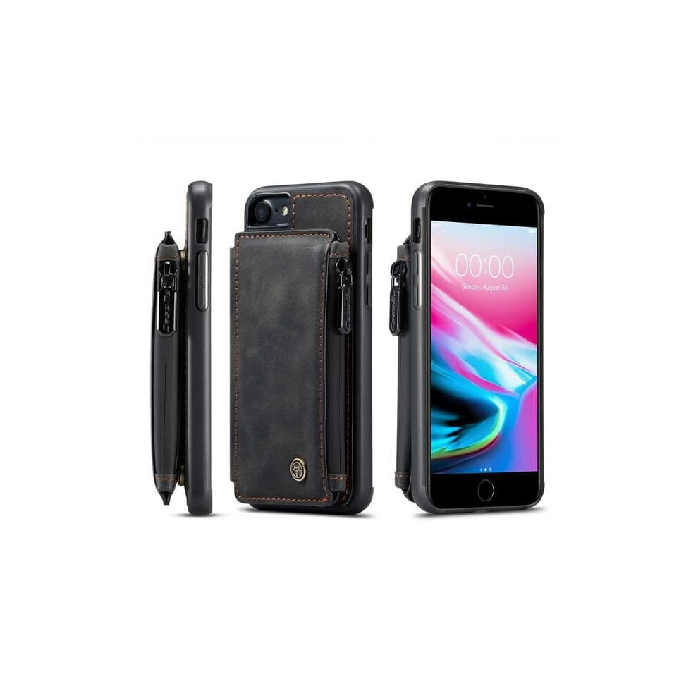 Iphone Se 2020 2022 Case With Card Holder And Zipper 962029369646