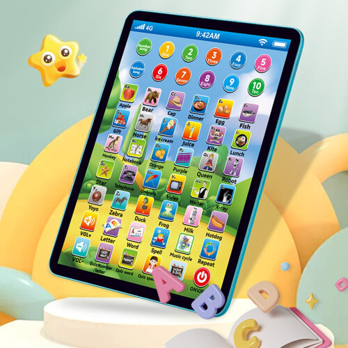 LED Learning Tablet for Kids – Alphabet Numbers Math Toy 2