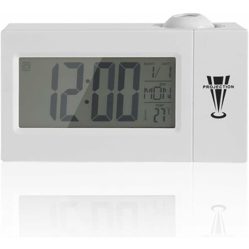 Digital Alarm Clock with Projector Dimmable Sleep Timer