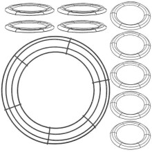 Iron Wreath Frame Round Reusable 10 pcs